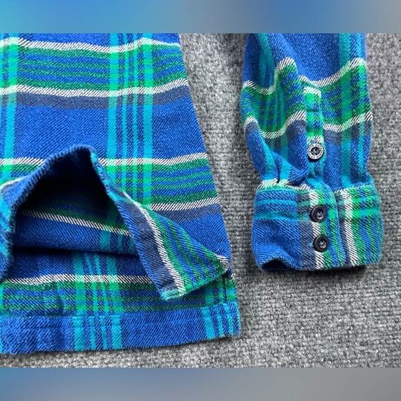 Patagonia 100% Organic Cotton Womens Plaid Flannel Size 10 - Picture 4 of 8